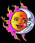 Mrs. Sun and the man in the moon